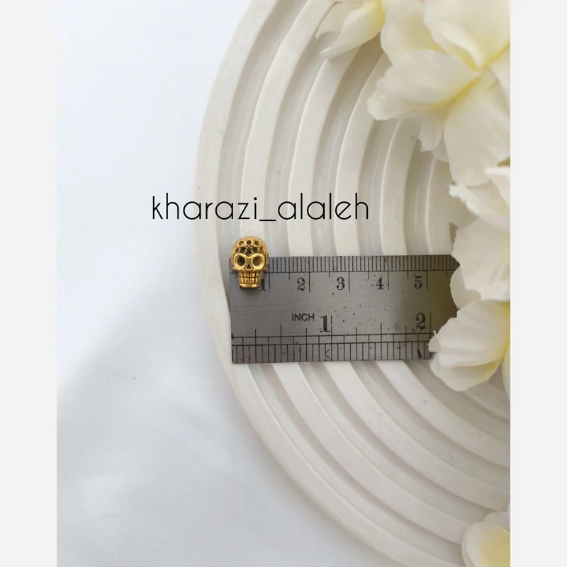 خرجکار آویز طلایی طرح 1 (فروش به صورت دونه ای)
