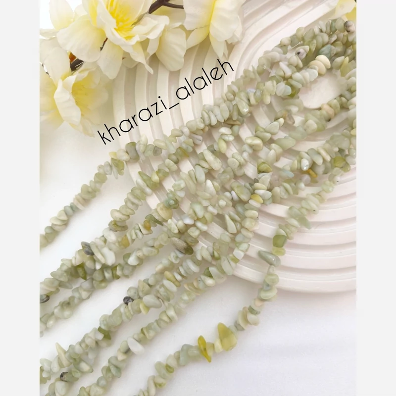 سنگ شکسته یشمی (فروش به صورت بندی 40سانتی و 80 سانتی)