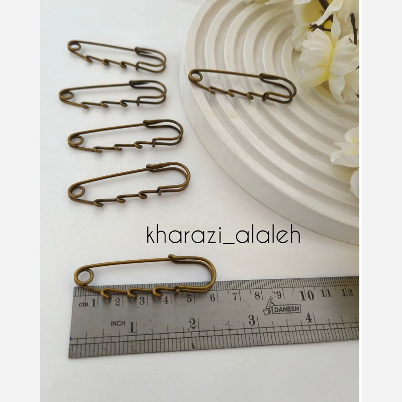 سنجاق اسکاتلندی به رنگ برنزی 6 سانتی ( فروش به صورت دونه ای)