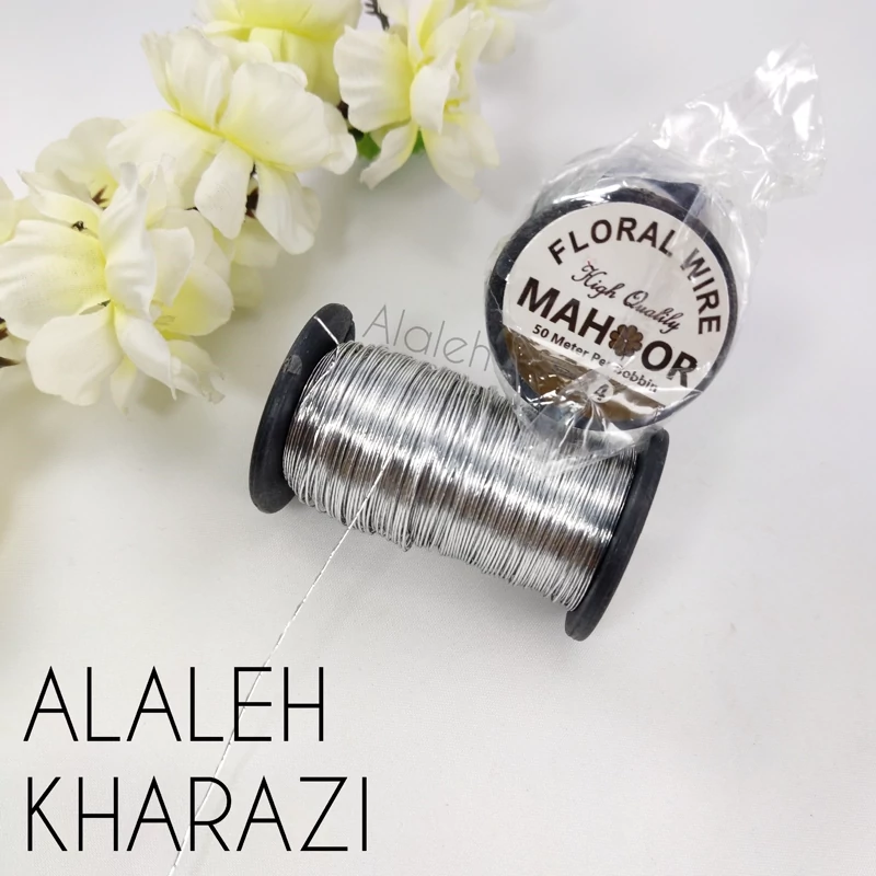 سیم باروک روکش دار سایز 04 (فروش به صورت رولی 50 متری)
