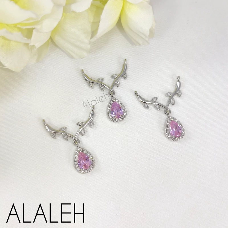 پلاک گردنبندی سوارسکی رنگ ثابت طرح 02 (فروش به صورت دونه ای)