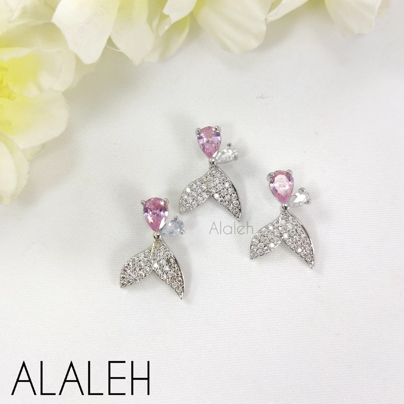 پلاک آویز سوارسکی رنگ ثابت طرح 08 (فروش به صورت دونه ای)