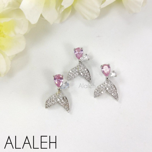 پلاک آویز سوارسکی رنگ ثابت طرح 08 (فروش به صورت دونه ای)