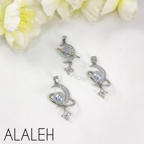 پلاک آویز سوارسکی رنگ ثابت طرح 02 (فروش به صورت دونه ای)