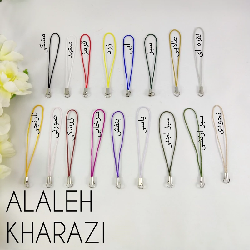 بند فلش و آویز موبایل مدل استوانه ای (بسته 10عددی) ( تولیدی غرفه آلاله )