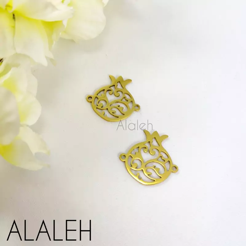 پلاک دستبندی استیل طرح انار تو رگی(فروش به صورت دونه ای)