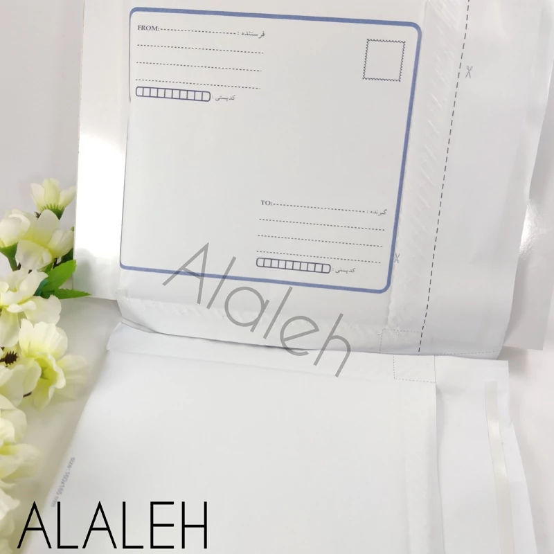 پاکت پستی حبابدار سایز CD (فروش به صورت بسته 25 عددی)