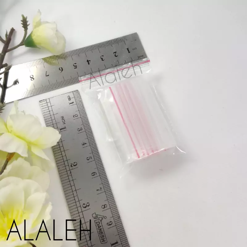 کیسه زیپ دار سایز 5 در 7( فروش به صورت بسته 20 عددی)