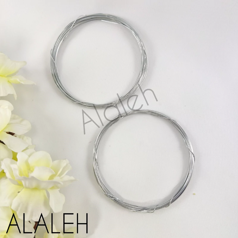 سیم گل سازی بدون روکش نازک (فروش به صورت حلقه ی 5 متری)