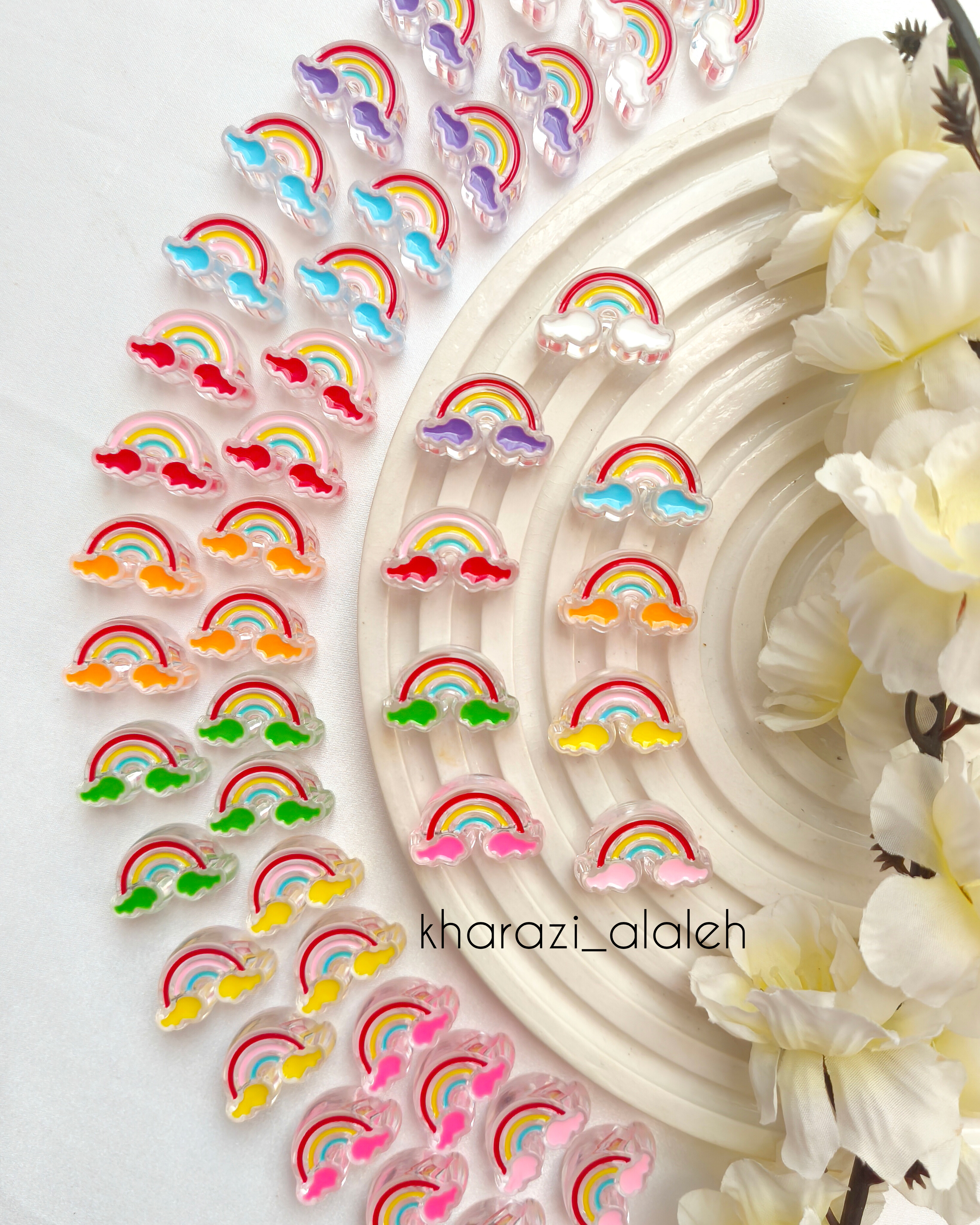 پیکسل رنگین کمان شیشه ای (فروش به صورت دونه ای)